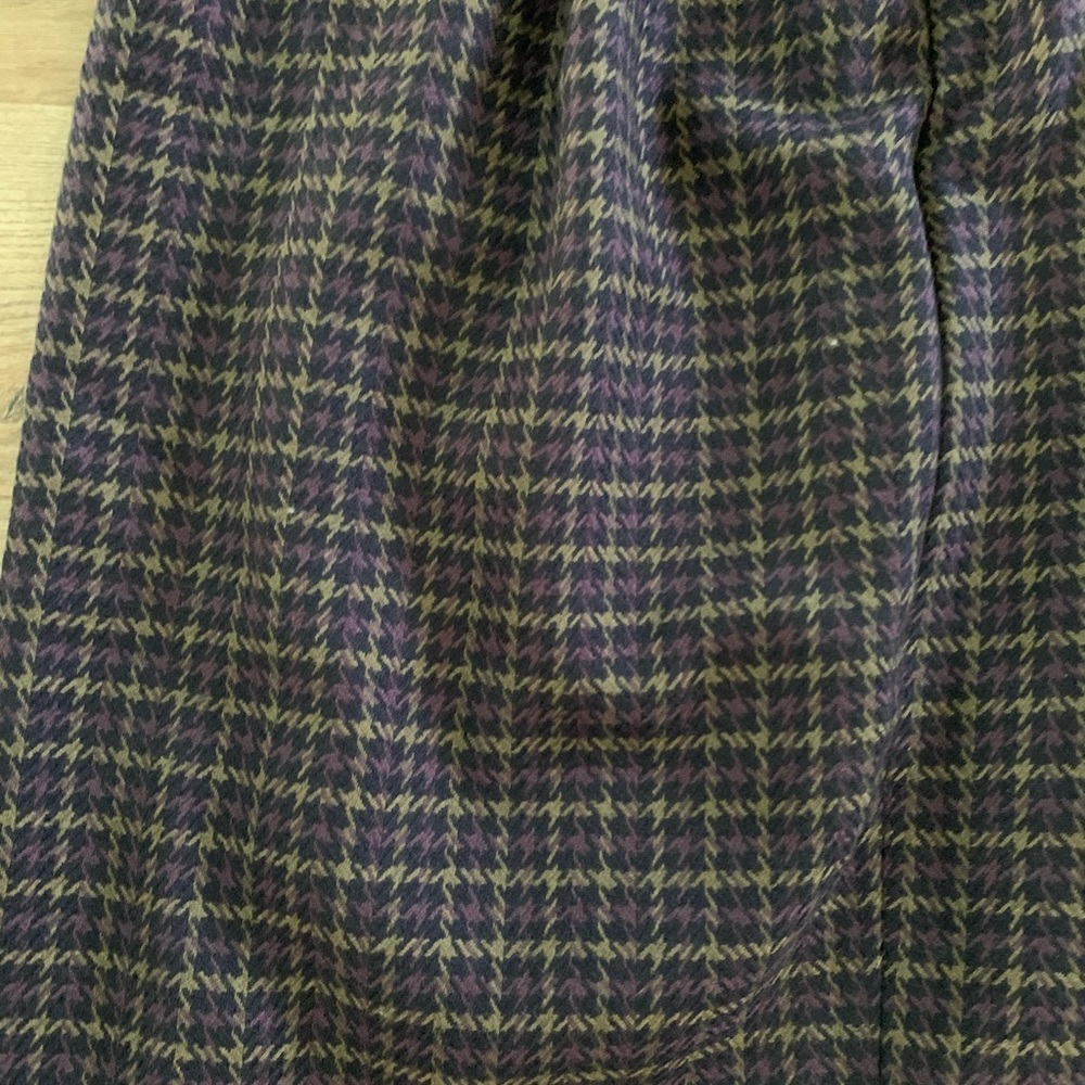 Vintage Dior Plaid Skirt Set - Black and Blue - Picture 2 of 8